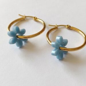 Sky Blossom Hoops